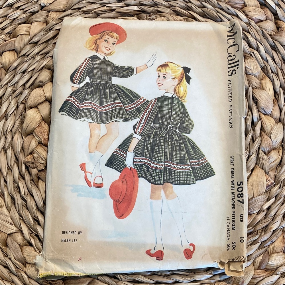 Vintage Sewing Pattern McCall’s 5087